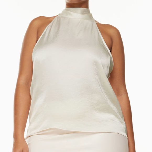 aritzia runaway satin blouse - Picture 1 of 5